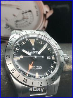 Rare Steinhart Ocean Vintage GMT Limited Edition 199 Pieces Swiss Automatic 42mm