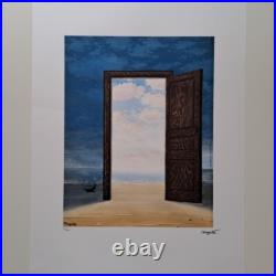 Rene Magritte Signed Improved Weather Certificate SPADEM Paris
