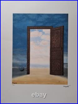 Rene Magritte Signed Improved Weather Certificate SPADEM Paris
