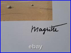 Rene Magritte Signed Improved Weather Certificate SPADEM Paris