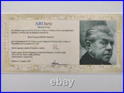 Rene Magritte Signed The Empire of Light Certificate SPADEM Paris