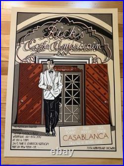 Rick's by NE New Flesh Art Print 2012 Signed Numbered Casablanca Movie Poster