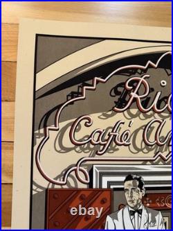 Rick's by NE New Flesh Art Print 2012 Signed Numbered Casablanca Movie Poster