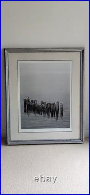 Robert Bateman Signed Limited Ed. Lithograph Seascape Birds Large Framed Art