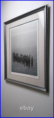 Robert Bateman Signed Limited Ed. Lithograph Seascape Birds Large Framed Art