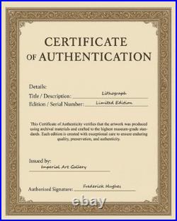 Robert Delaunay Lithograph COA Lithograph