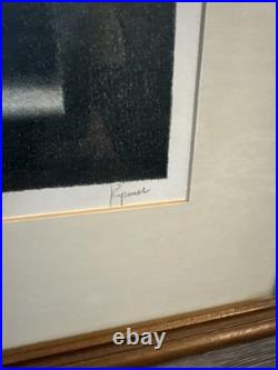 Robert Kipniss'Afternoon Shadows' 1979 Lithograph Numbered 132/250 Signed