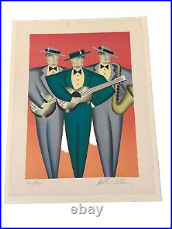 Robin Morris Original Signed Limited Edition Lithograph Tres Amigos 320/350