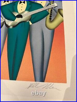 Robin Morris Original Signed Limited Edition Lithograph Tres Amigos 320/350