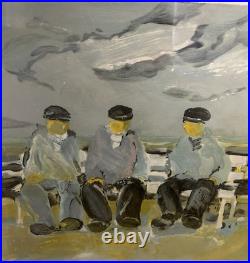 Roland LeFranc'Les Vieux Loups De Mer' Limited Edition 107/150 Framed Print