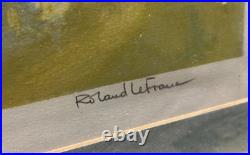 Roland LeFranc'Les Vieux Loups De Mer' Limited Edition 107/150 Framed Print