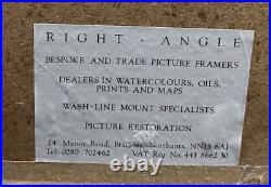 Roland LeFranc'Les Vieux Loups De Mer' Limited Edition 107/150 Framed Print