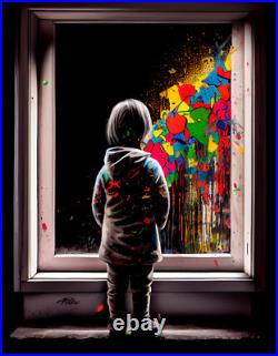 Rombley /Inspired by Martin Whatson / Windows R2 / 32x48/ Giclee / COA/ ED 25#