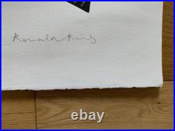 Ronald King Signed Screenprint Mask Inquisitor Ltd Ed 36/50