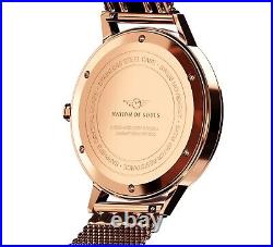 Rose Gold Gloss Limited Edition Swiss Mvt Watch By Nation of Souls RRP £189