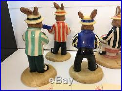 Royal Doulton Bunnykins COMPLETE 6 PIECE JAZZ BAND Limited Edition Of 2500