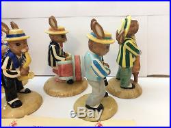 Royal Doulton Bunnykins COMPLETE 6 PIECE JAZZ BAND Limited Edition Of 2500