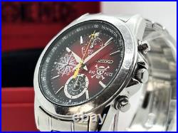 SEIKO Limited Edition ONE PIECE 20th Anniv Luffy Chronograph Watch 7T92-HBC0
