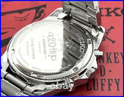SEIKO Limited Edition ONE PIECE 20th Anniv Luffy Chronograph Watch 7T92-HBC0