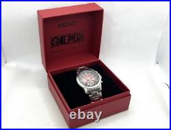 SEIKO Limited Edition ONE PIECE 20th Anniv Luffy Chronograph Watch 7T92-HBC0