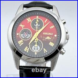 SEIKO One Piece Film Red Chronograph Watch Limited Edition Mens Collectible