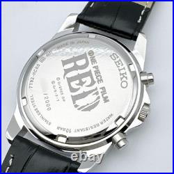 SEIKO One Piece Film Red Chronograph Watch Limited Edition Mens Collectible