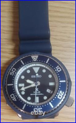 SEIKO PROSPEX SHIPS Limited Edition Watch 300 Pieces Navy V147-0BX0