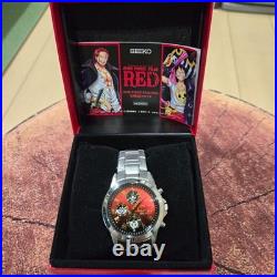 SEIKO Quartz ONE PIECE Film RED Limited Edition 2000 pieces Watch Size M