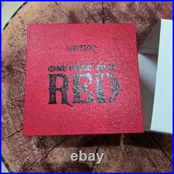 SEIKO Quartz ONE PIECE Film RED Limited Edition 2000 pieces Watch Size M