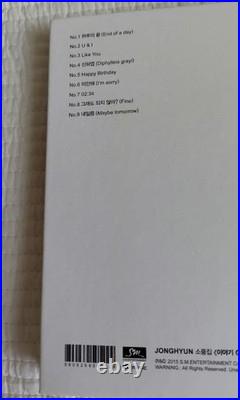 SHINee Jonghyun Piece Collection Story Op. 1 Album Limited Edition