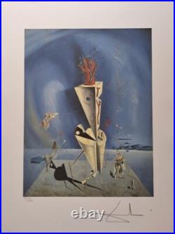 Salvador Dali Signed Lithograph Apparatus and Hand