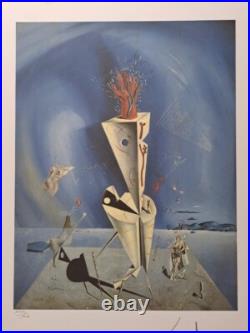 Salvador Dali Signed Lithograph Apparatus and Hand