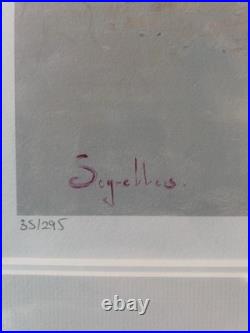 Segrelles La Playa I Signed Limited Edition Giclée 35/295 COA Framed