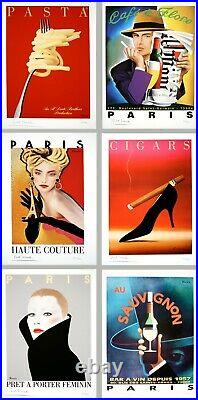 Set of 6 Limited Edition Hand Signed Prints by Razzia 2007