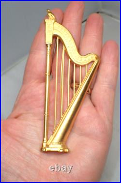 Signed Karl Lagerfeld First Issue Limited Edition Vintage Harp Pin Book Piece