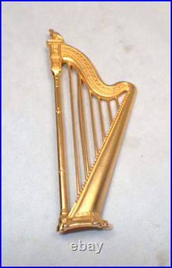 Signed Karl Lagerfeld First Issue Limited Edition Vintage Harp Pin Book Piece