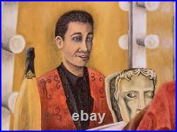 Signed Limited Edition Print From Oil Painting Called Two sides of Deprsession