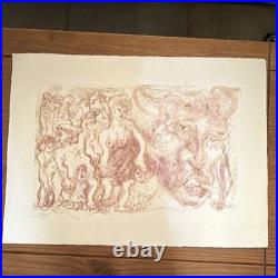 Signed Ltd Edition Numbered 42/45 original Lithograph 1980 Georges point large