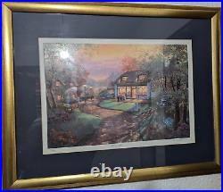 Signed Serigraph By Andrew Warden Village Store limited Edition 734/750