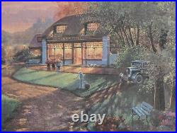 Signed Serigraph By Andrew Warden Village Store limited Edition 734/750