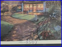 Signed Serigraph By Andrew Warden Village Store limited Edition 734/750