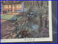 Signed Serigraph By Andrew Warden Village Store limited Edition 734/750