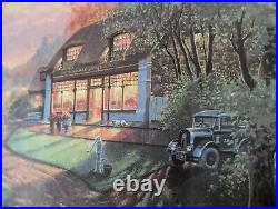 Signed Serigraph By Andrew Warden Village Store limited Edition 734/750