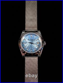 Silverback Sky Ripple Automatic Watch 40mm NH35 Sapphire Hand-Built