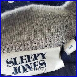 Sleepy Jones Women's Limited Edition Della One Piece Blue White Size M
