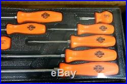 Snap-On 8 Piece Limited Edition Screwdriver Set With Harley-Davidson Hat, 95th Ann