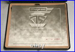 Snap-on Limited Edition 75th Anniversary 5 Piece Wrench Set, Gold Engraving