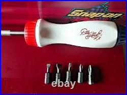 Snap on two piece ratcheting screwdriver signature limited edition set with car