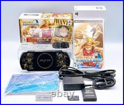 Sony PSP-3000 Console Black One Piece ROMANCE DAWN Limited Edition Box Mint