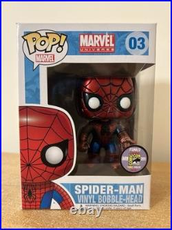 Spider-Man 03 Marvel SDCC 2011 Metallic 480 Piece Limited Edition Funko Figure
